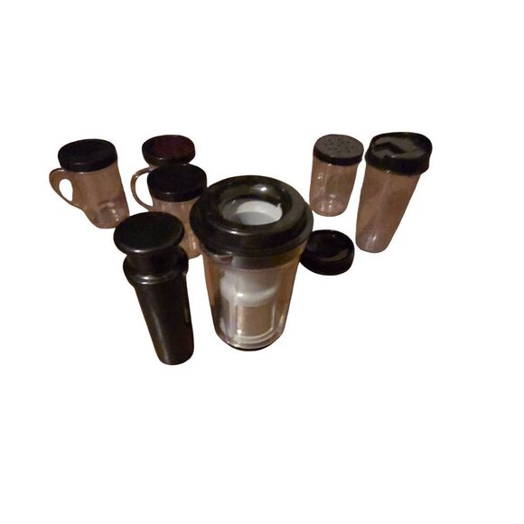 Magic Bullet Replacement Fruit & Vegetable Juicer Attachment W/5 Travel Cups - Picture 2 of 3